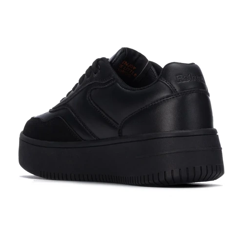 Pantofiori din piele sintetică XTI, Negru - 17600402 [3]