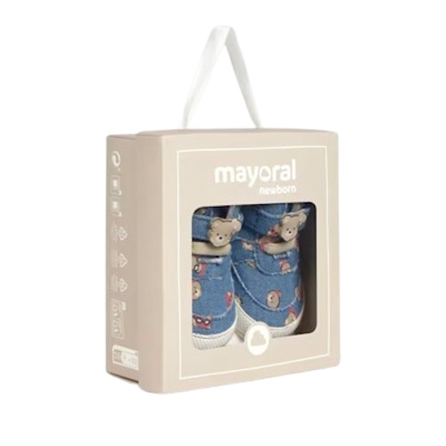 Pantofiori Barefoot nou-născuți băieți Mayoral, Albastru - 9150-050 [3]