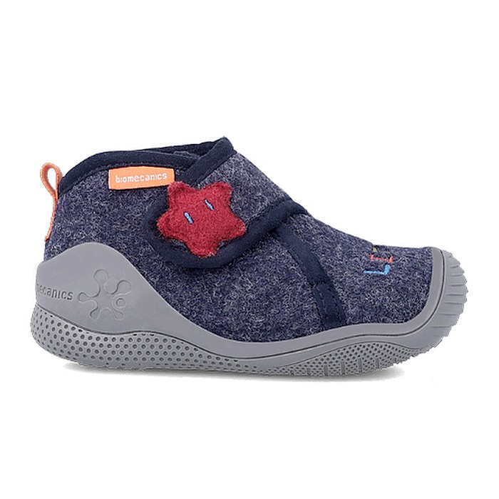 Pantofiori de interior copii baieti din textil Biomecanics, Albastru - 231289-A [3]