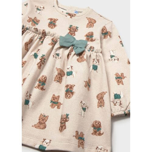 Rochie cu fundă fetițe Mayoral, Bej - 2938-011 [5]