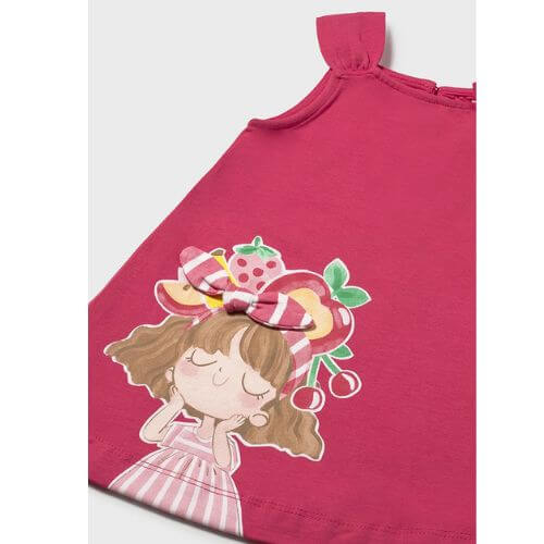 Rochie din bumbac pentru fete Mayoral, Rosu - 1930-069 [2]