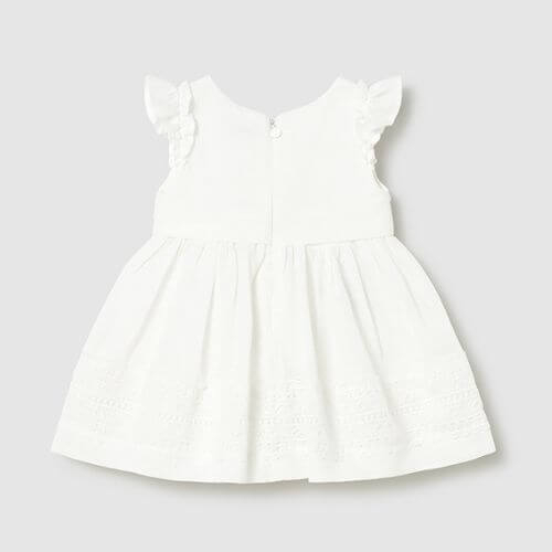 Rochie din bumbac Mayoral, Alb - 1907-042 [5]