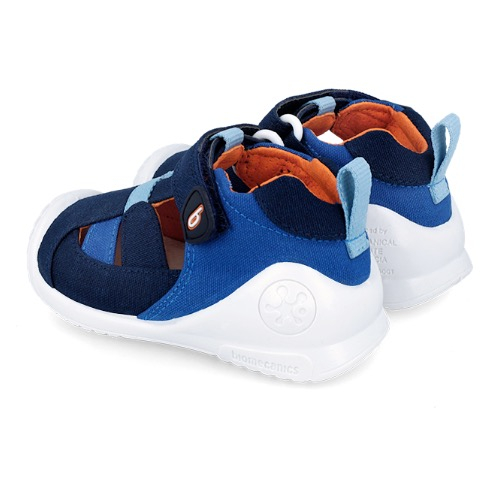 Sandale copii baieti din canvas Biomecanics, Albastru - 242186-A [2]
