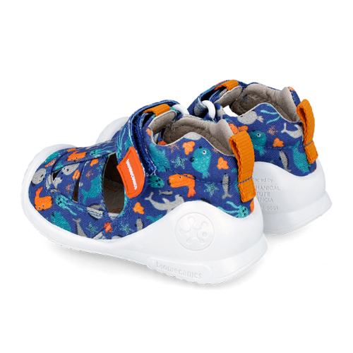 Sandale copii baieti din canvas Biomecanics, Albastru - 242185-A [3]