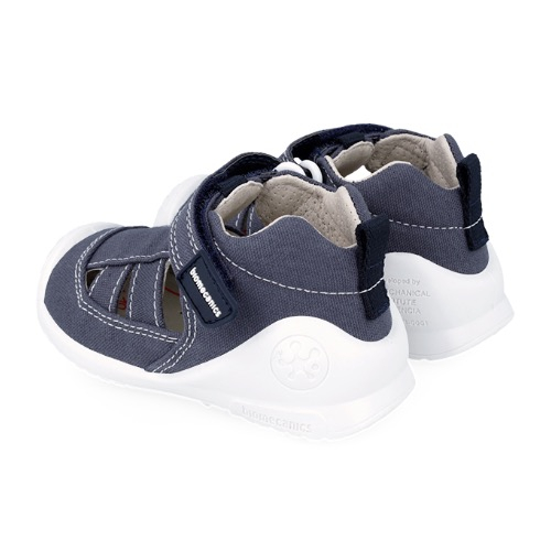 Sandale copii baieti din canvas Biomecanics, Albastru - 222186-A [2]