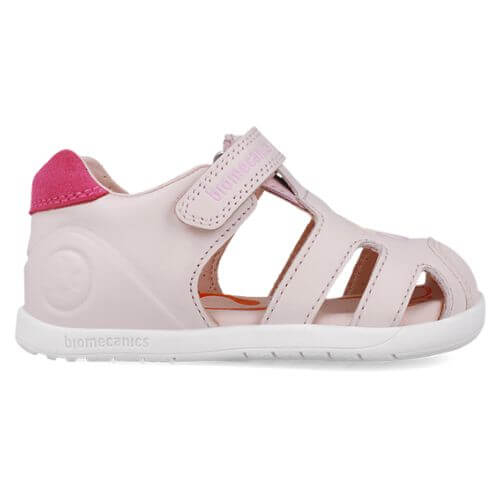 Sandale copii fete calapod lat din piele Biomecanics, Roz - 252166-C779 [4]
