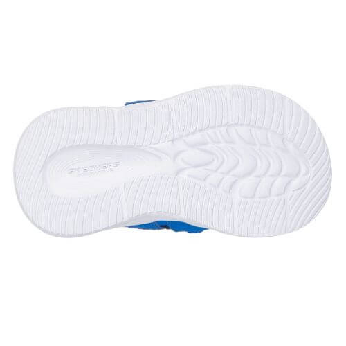 Sandale copii baieti cu LED din textil Skechers, Albastru - 407033-BLNV [4]
