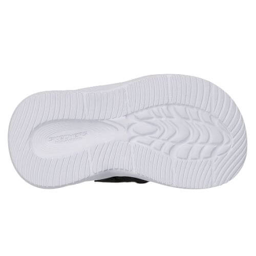 Sandale copii baieti cu LED din textil Skechers, Negru - 407033-BKLM [5]