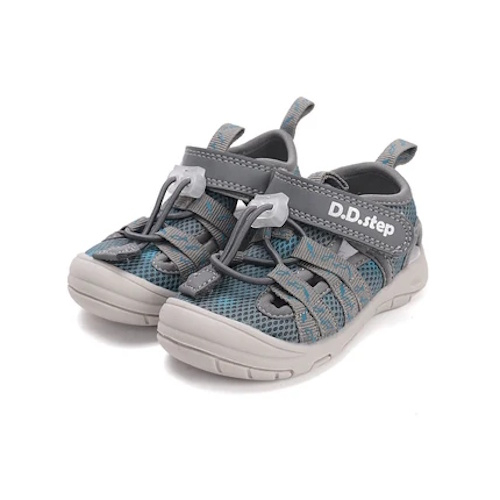 Sandale canvas băieți DD Step, Gri - G065-61161B [6]
