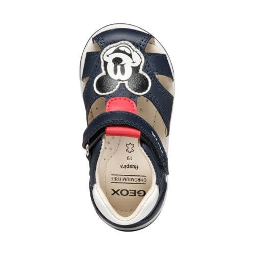 Sandale copii baieti din piele naturala Geox Mickey Mouse, Albastru - B556ED_08554_C0735 [2]