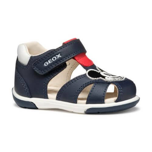 Sandale copii baieti din piele naturala Geox Mickey Mouse, Albastru - B556ED_08554_C0735 [1]