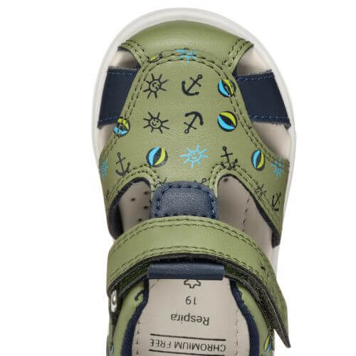 Sandale copii baieti din material sintetic Geox, Verde - B556EC_05404_CE3F4 [2]