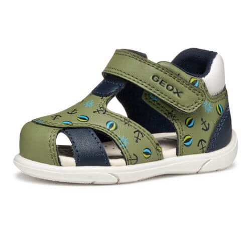 Sandale copii baieti din material sintetic Geox, Verde - B556EC_05404_CE3F4 [3]