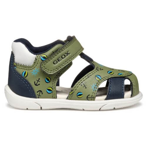 Sandale copii baieti din material sintetic Geox, Verde - B556EC_05404_CE3F4 [4]