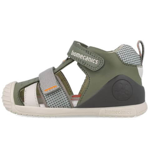 Sandale copii baieti din piele Biomecanics, Verde - 252117-B830 [3]