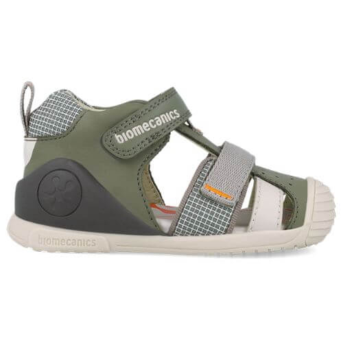 Sandale copii baieti din piele Biomecanics, Verde - 252117-B830 [2]