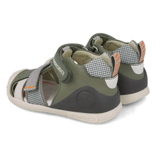 Sandale copii baieti din piele Biomecanics, Verde - 252117-B830 [5]
