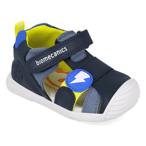 Sandale copii baieti din piele Biomecanics, Albastru - 252125-A183 [3]