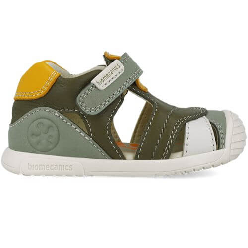 Sandale copii baieti din piele Biomecanics, Verde - 252126-B788 [2]