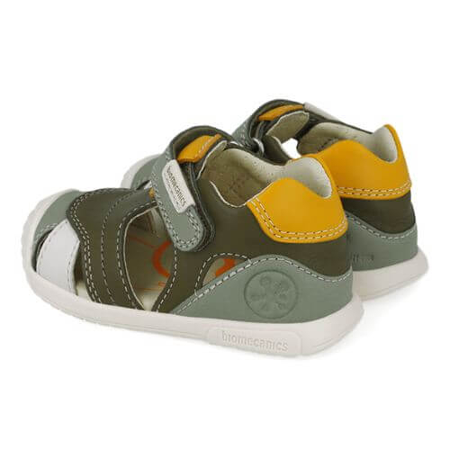 Sandale copii baieti din piele Biomecanics, Verde - 252126-B788 [5]