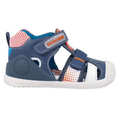 Sandale copii baieti din piele Biomecanics, Albastru - 262124-A556 [3]