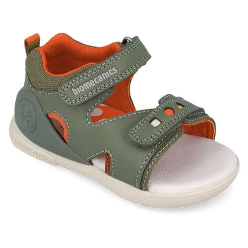 Sandale copii baieti din piele Biomecanics, Verde - 262147-B830 [2]