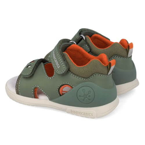 Sandale copii baieti din piele Biomecanics, Verde - 262147-B830 [4]
