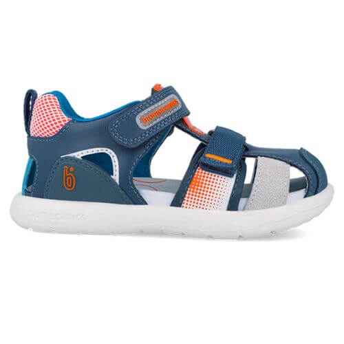 Sandale copii baieti din piele Biomecanics, Albastru - 262231-A556 [2]