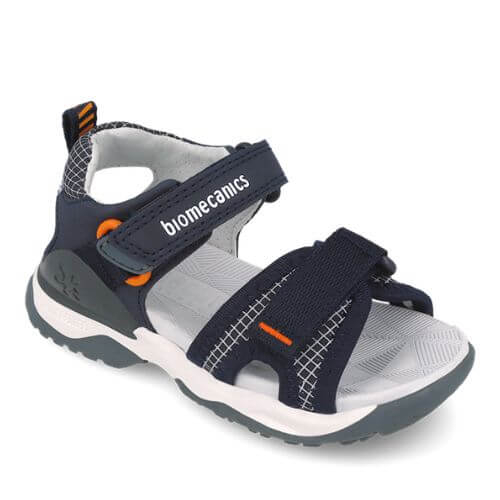 Sandale copii baieti din textil Biomecanics, Albastru - 252222-A089 [2]