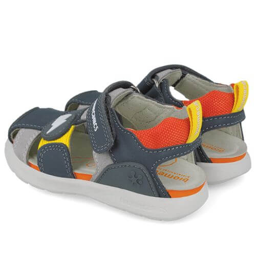 Sandale copii baieti din piele Biomecanics, Verde - 252216-B213 [4]