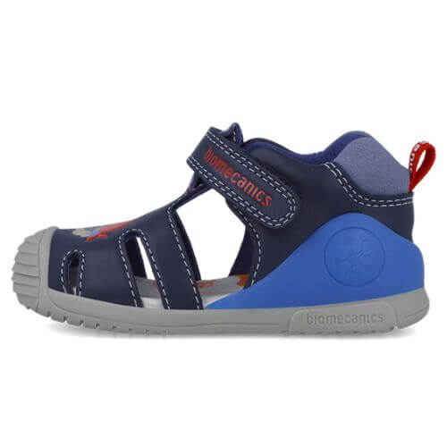 Sandale copii baieti din piele Biomecanics, Albastru - 252118-A183 [6]