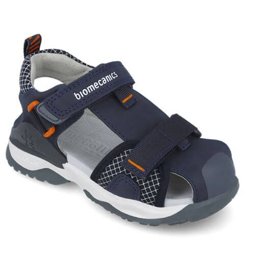 Sandale copii baieti din textil Biomecanics, Albastru - 252220-A089 [3]