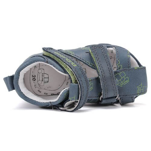 Sandale copii baieti din piele DD Step, Albastru - G064-61383B [6]