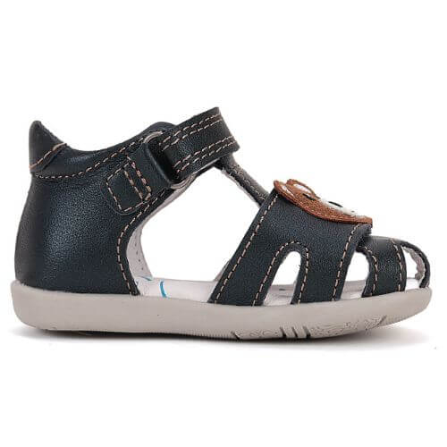 Sandale copii baieti din piele DD Step, Albastru - G075-51284 [3]