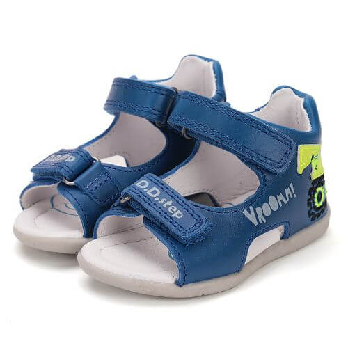 Sandale copii baieti din piele DD Step, Albastru - G075-51868 [1]