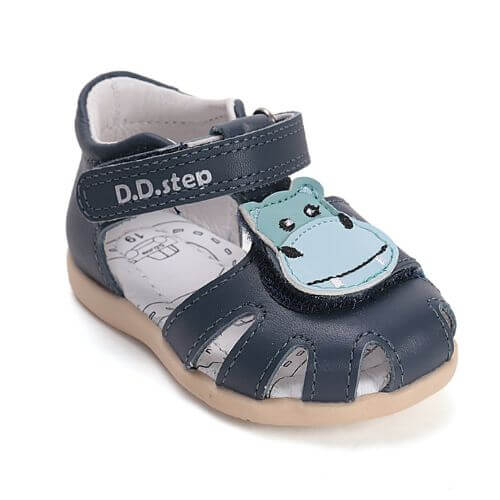 Sandale copii baieti din piele DD Step, Albastru - G075-61516A [2]