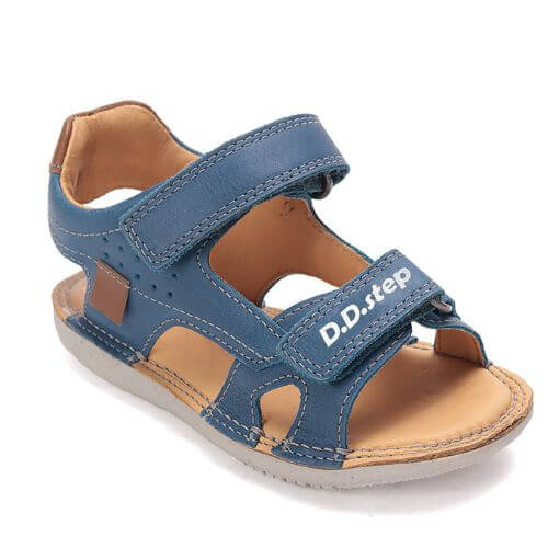 Sandale copii baieti din piele DD Step, Albastru - G080-61312B [3]