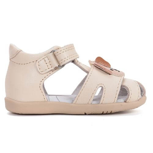 Sandale copii baieti din piele DD Step, Crem - G075-61516B [6]