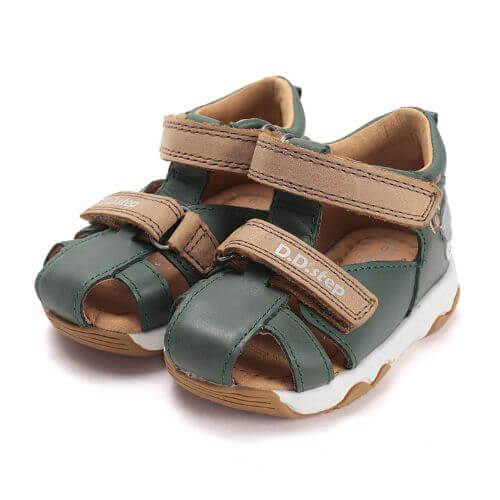 Sandale copii baieti din piele DD Step, Verde - G064-61909A [2]