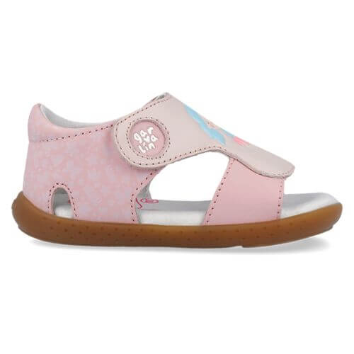 Sandale copii fete din piele Garvalin, Roz - 262328-A032 [2]