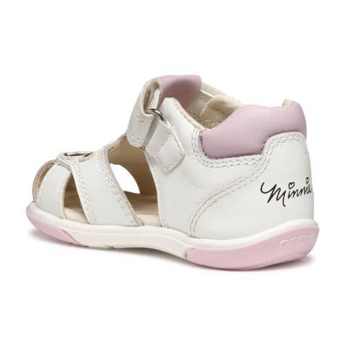 Sandale copii feten piele naturala Geox Minnie Mouse, Alb - B556FE_08554_C0406 [6]