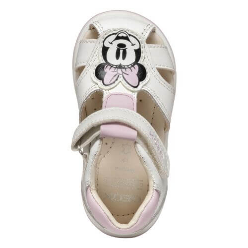 Sandale copii feten piele naturala Geox Minnie Mouse, Alb - B556FE_08554_C0406 [8]