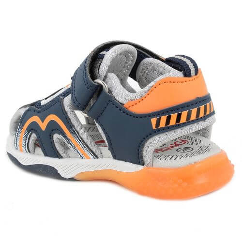 Sandale copii baieti din textil cu LED Primigi, Albastru - 1457122 [3]