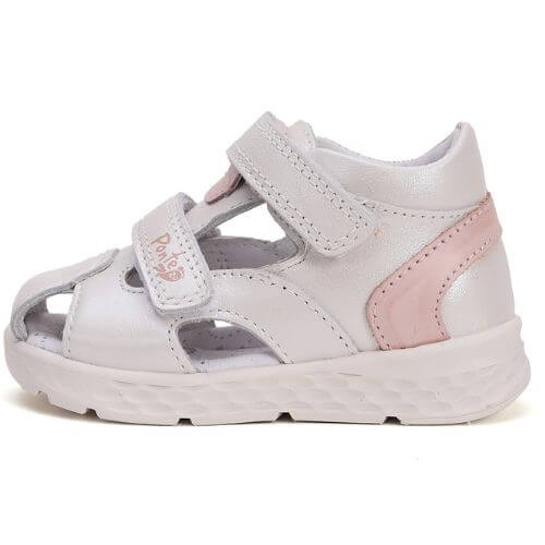 Sandale copii fete din piele Ponte, Alb - DA05-5-1422C [2]