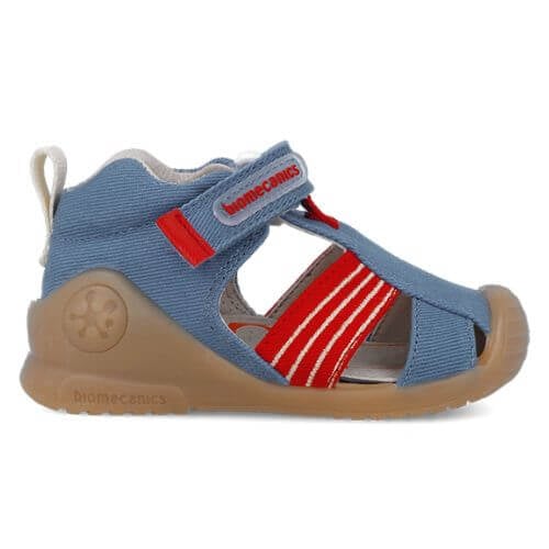 Sandale copii baieti din textil Biomecanics, Albastru - 252175-C631 [2]