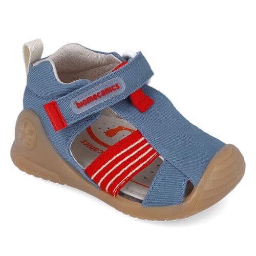 Sandale copii baieti din textil Biomecanics, Albastru - 252175-C631 [3]
