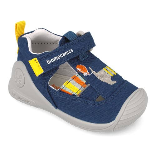 Sandale copii baieti din textil Biomecanics, Albastru - 252178-A089 [3]