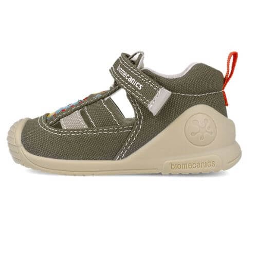 Sandale copii baieti din textil Biomecanics, Verde - 252177-B801 [6]
