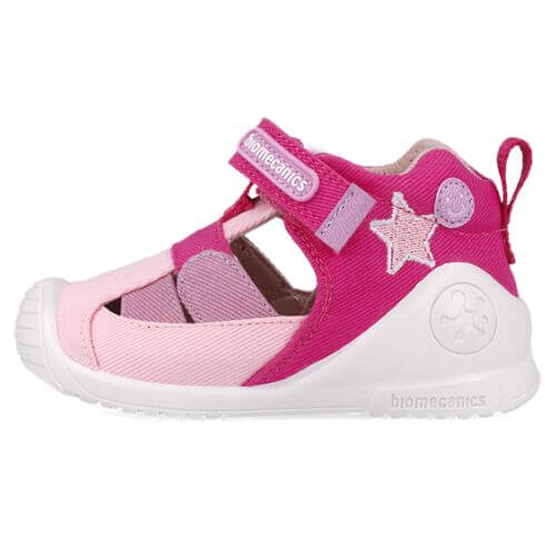 Sandale copii fete din textil Biomecanics, Roz - 252182-A032 [3]