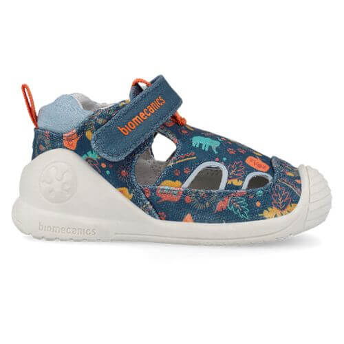 Sandale copii baieti din textil Biomecanics, Albastru - 262184-A556 [3]